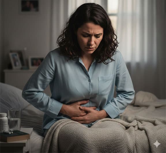 Uterine fibroid, curd with history of thyphoid and jaundice, a Case study.