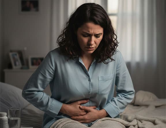 Uterine fibroid, curd with history of thyphoid and jaundice, a Case study.