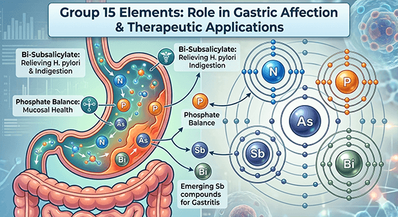 From Phosphorus to Bismuth: Comparative Utility of Group 16 Elements in Gastritis Management.
