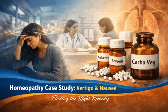Carbo Vegetabilis - Case Report: Vertigo and Vomiting: Importance of Symptom's location in Homeopathic Prescription