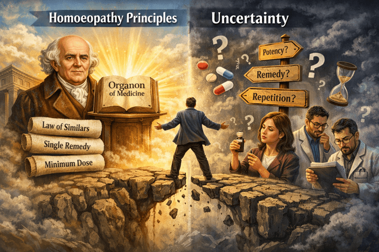 Navigating the Shadows of Certainty: Exploring Uncertainty in Homoeopathy