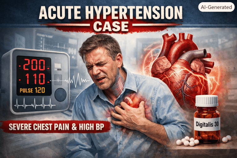Digitalis’s Therapeutic Value in Acute Hypertension: A Rapid Case Report